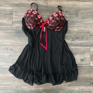 Inner Secrets Mesh Babydoll Lingerie